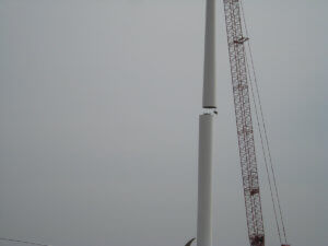 Herberger crane work in Waterloo, Iowa.
