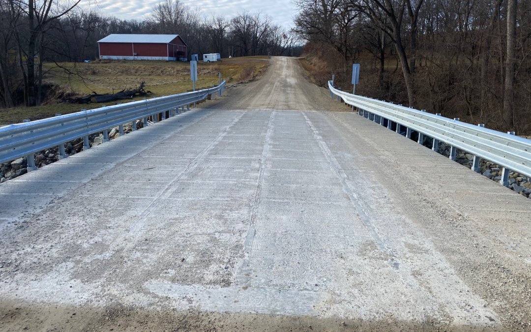 Concrete Box Beam Bridge on G46, over drainage | Madison County | 2019